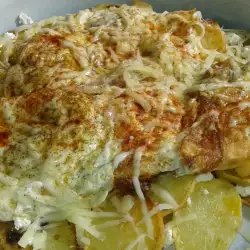 Potatoes with Eggs and Cheese