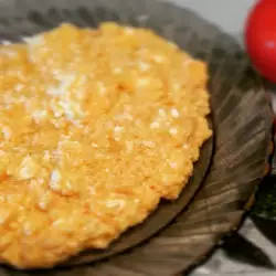 Village-Style Scrambled Eggs with White Cheese