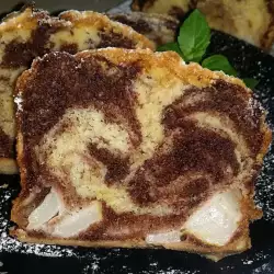 Irresistible Marble Cake with Pears