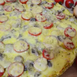 Dietary Keto Pizza with Zucchini Dough
