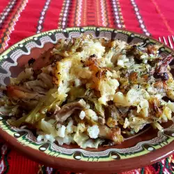 Sauerkraut Dish with Rice and Chicken