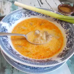 Oyster Mushroom and Garlic Soup