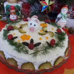 New Year`s Salty Cake