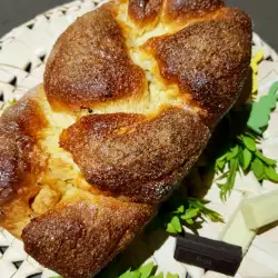 Easter Bread with White and Dark Chocolate