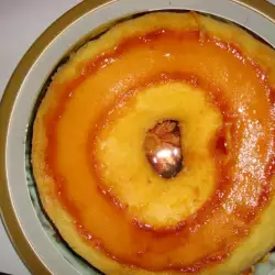 Creme Caramel with Croissants and Bananas
