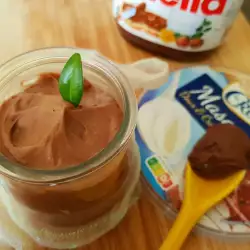 Dessert Cream with Mascarpone and Nutella