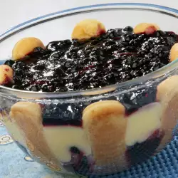 Trifle with Blueberries