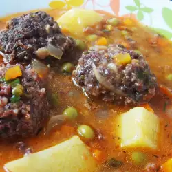 Meatballs with Peas and Potatoes