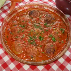 Meatballs with Cabbage in Tomato Sauce