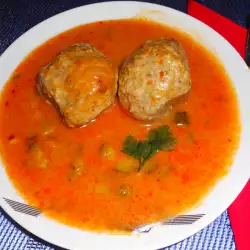 Village-Style Fried Meatball with Tomato Sauce