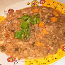 Delicious Lentils with Celery