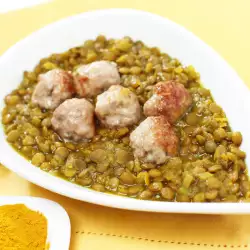 Curry Meatballs with Lentils