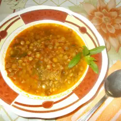 Lentil Soup with Garlic
