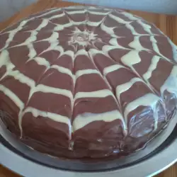 Easy Cake with Chocolate Cream