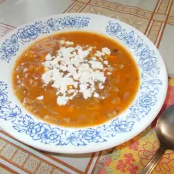 Onion Soup with Buckwheat