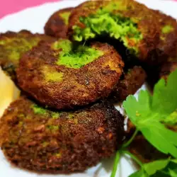 Parsley Patties with Cheese and Spring Onions