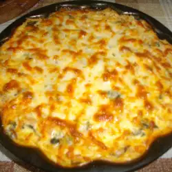 Macaroni with Minced Meat and Spinach