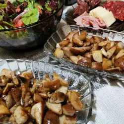 Porcini Mushrooms with Butter and Garlic