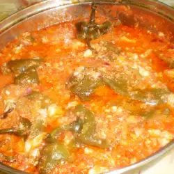 Pepper Stew with Tomato Sauce