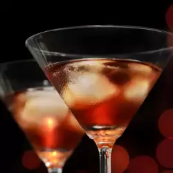 Fuzzy Martini Cocktail