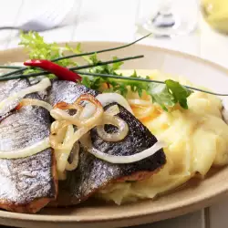 Trout with Spicy Puree and Onion Sauce