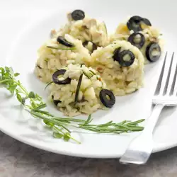 Macedonian-Style Olives with Rice