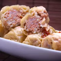 Stuffed Cold Cabbage Leaves