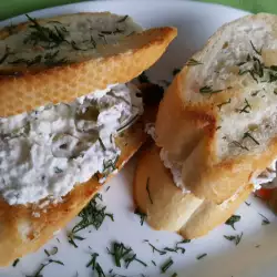 Mini Sandwiches with Olives and Cheeses