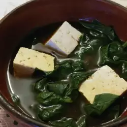 Lean Miso Soup with Spinach