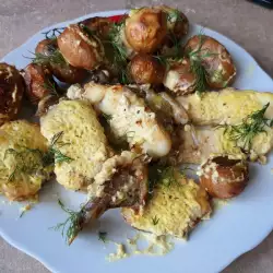 Monkfish with Fresh Potatoes in Sauce