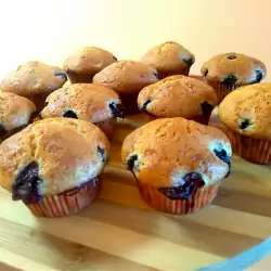 Blueberry Muffins with Lemon Peel