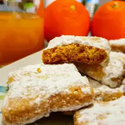 Orange Lard Cookies with Corn Flour