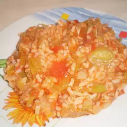 Rice with Leeks and Tomatoes