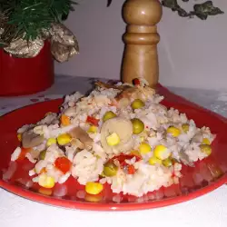 Oven-Baked Rice with Vegetables