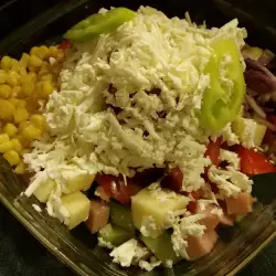 Shepherd's Salad with Corn