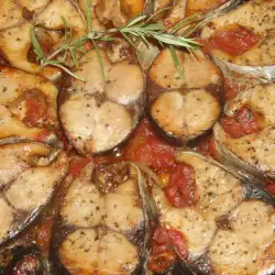 Bonito Steaks with Tomatoes