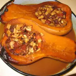 Baked Pumpkin with Fruits and Honey