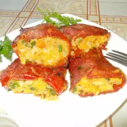 Lean Stuffed Peppers with Potatoes