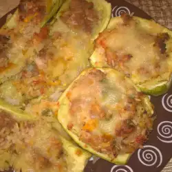 Tasty Stuffed Zucchini with Mince and Rice