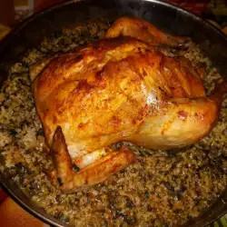 Stuffed Chicken with Rice and Spinach