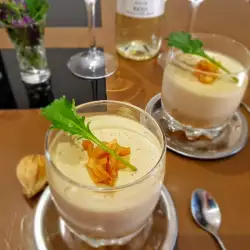 Goose Liver Panna Cotta with Apples