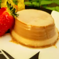 Caramel Candy Panna Cotta for Two