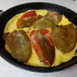 Fried Peppers with Eggs