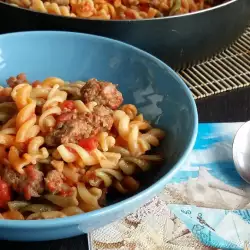 Pasta with a Juicy Sausage
