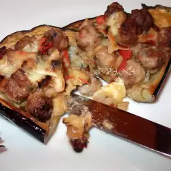 Stuffed Eggplant with Meatballs