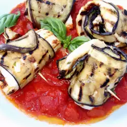 Eggplant Rolls with Chicken Breast