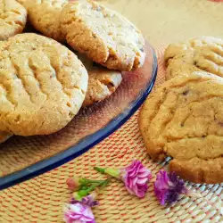 Soft Cookies with Peanut Butter and Chocolate