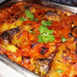 Oven-Roasted Peppers with Tomatoes