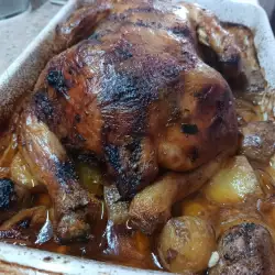 Whole Roasted Chicken with Potatoes