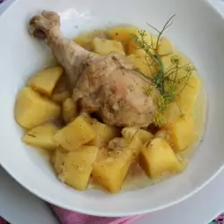 Tasty Chicken with Dill and White Wine